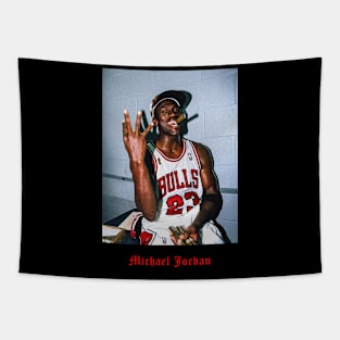 Michael Jordan Cigar Tapestry