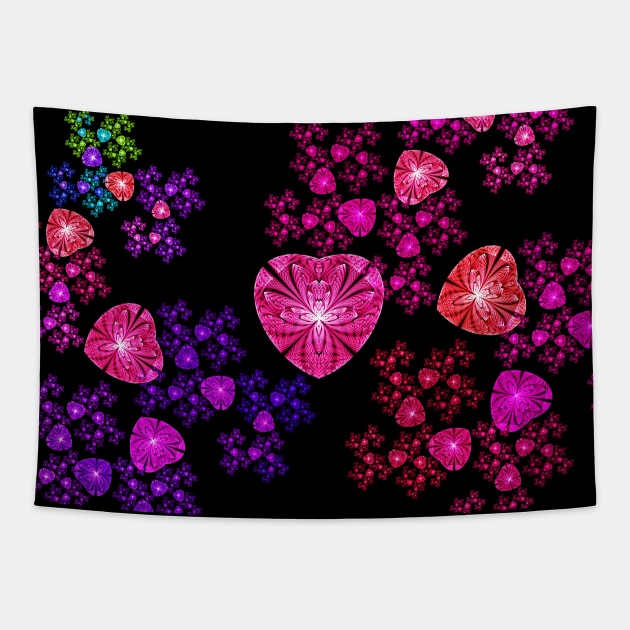 Heart Field Fantasies Tapestry by ElviraDraat