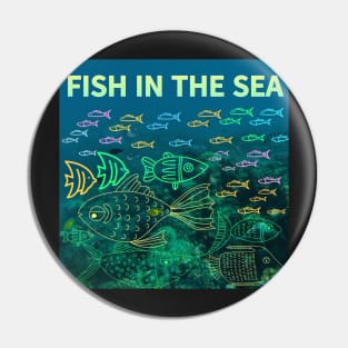 under the sea,blue sea,sea creatures,Turtle, puffer fish, starfish, shrimp, shark, tropical fish, sea horse, seaweed, sardines, squid, crabs, clams Pin