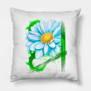 Springing up Daisies Pillow