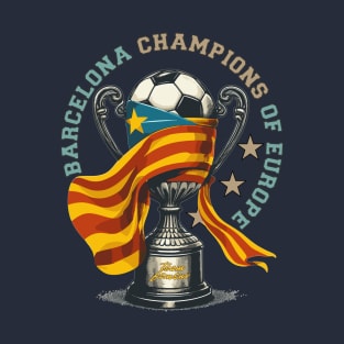 Barcelona Femeni Champions Trophy T-Shirt