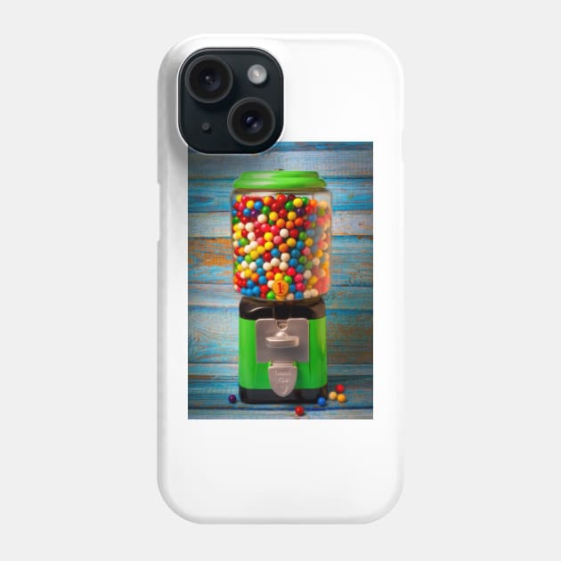 Green Bubblegum Machine Phone Case by photogarry