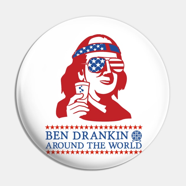 Ben Drankin Around The World Pin by ThisIsFloriduhMan