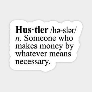 Hustler Definition Magnet