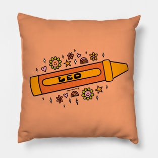 Leo Crayon Pillow