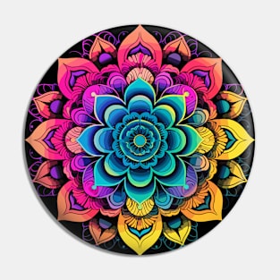 Mandala Magic Meditation Pin