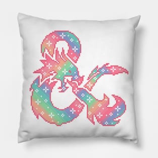 Dungeons and Dragons Pixel Art Pillow