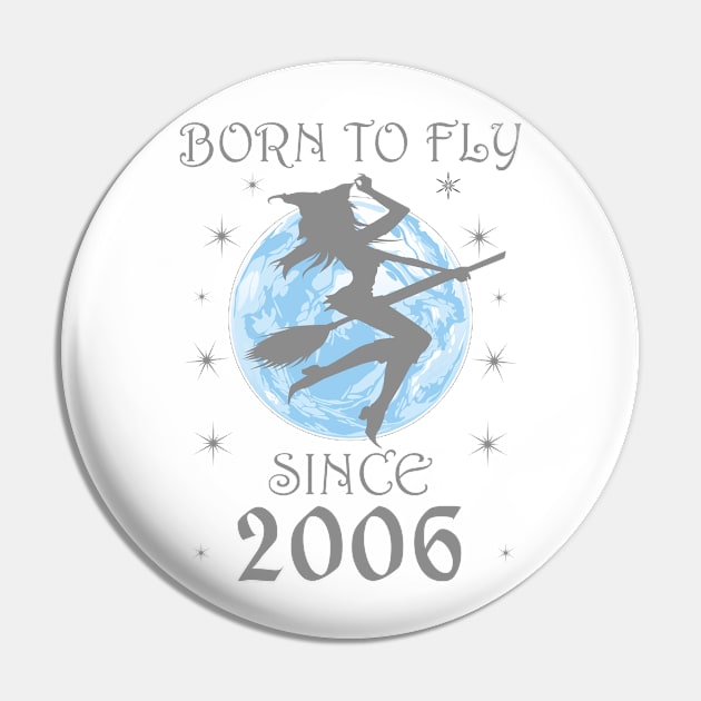 BORN TO FLY SINCE 1932 WITCHCRAFT T-SHIRT | WICCA BIRTHDAY WITCH GIFT Pin by Chameleon Living