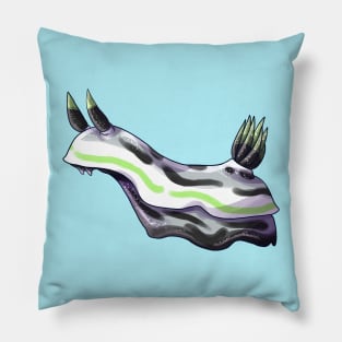 Agender Nudibranch Pillow