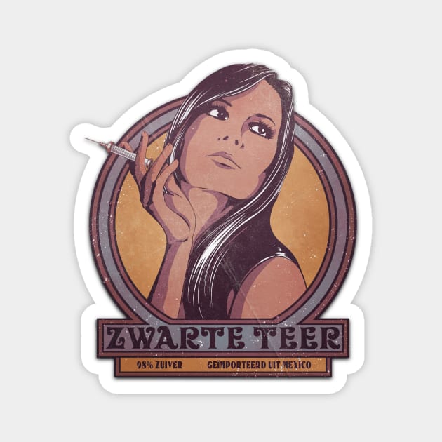 Zwarte Teer Magnet by willblackb4