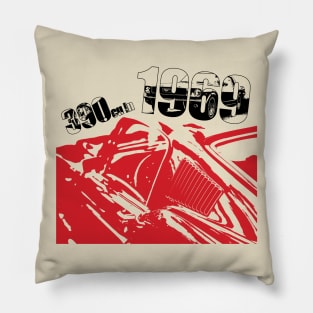 1969 Mustang silhouette Pillow