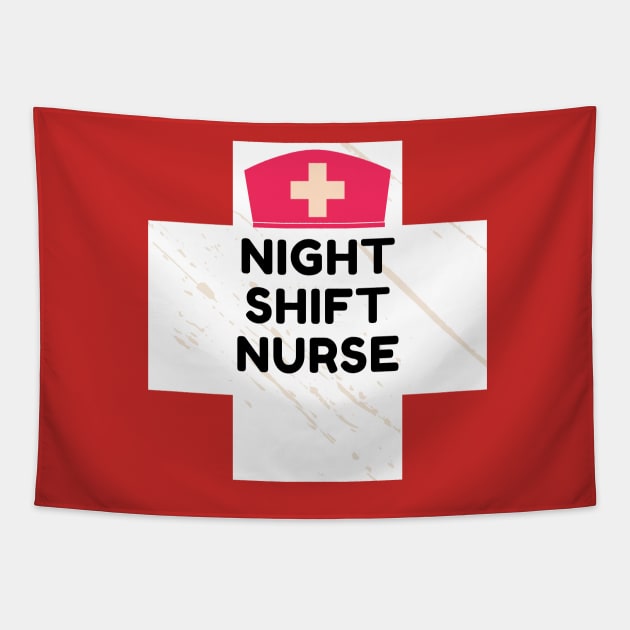 Night Shift Nurse Rules Tapestry by Famgift