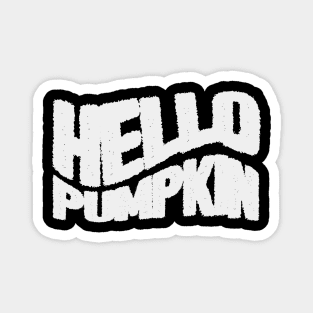 Hello Pumpkin Halloween Magnet