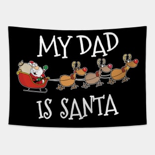 Matching family Christmas outfit Dad Tapestry