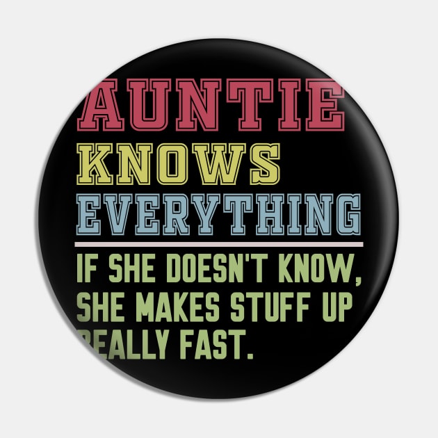 Auntie knows everything vintage Pin by Work Memes