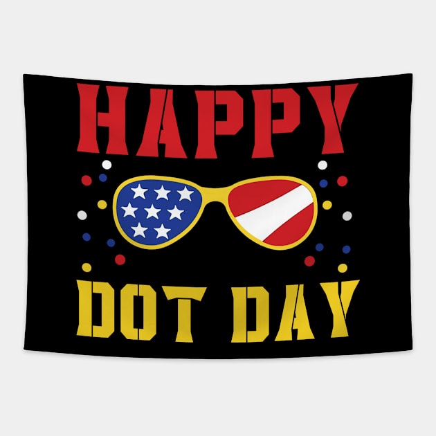 Happy International Dot Day 2023 September 15th Polka Dot Tapestry by The Design Catalyst