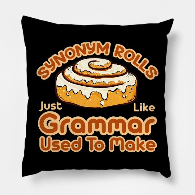 Synonym Rolls Just Like Grammar Used To Make Pillow by TheDesignDepot