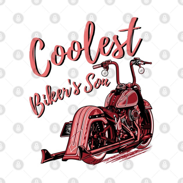 Coolest Biker's son by Lekrock Shop