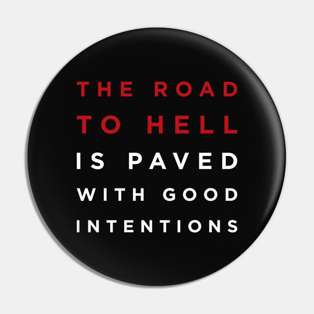 The Road To Hell Pin by Indie Pop