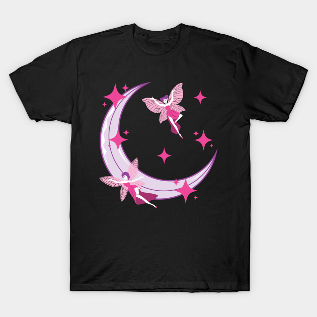 Fairycore Aesthetic Pastel Goth Fairy Moon Fairies - Fairycore - T-Shirt