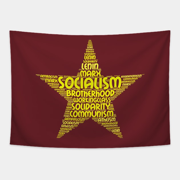 socialism word cloud Tapestry by bumblethebee