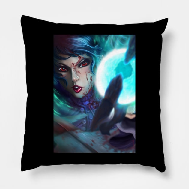 Dark Souls Illustration (Original Character) Pillow by Chocoraptor