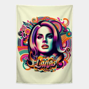 Lana Del Rey - Groovy Psychedelica Tapestry