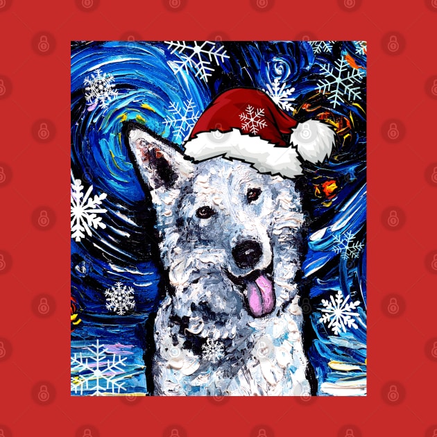 Swiss Shepherd Santa by sagittariusgallery