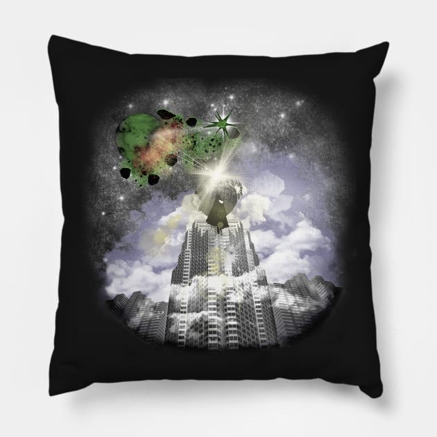 Man of Tomorrow Pillow by Arinesart