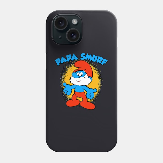 Papa Smurf Phone Case by Teen Chic