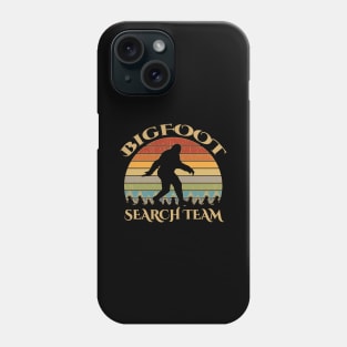 Bigfoot Search Team and Sasquatch T Shirts Phone Case