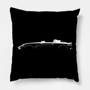 Aston Martin V12 Speedster Silhouette Pillow