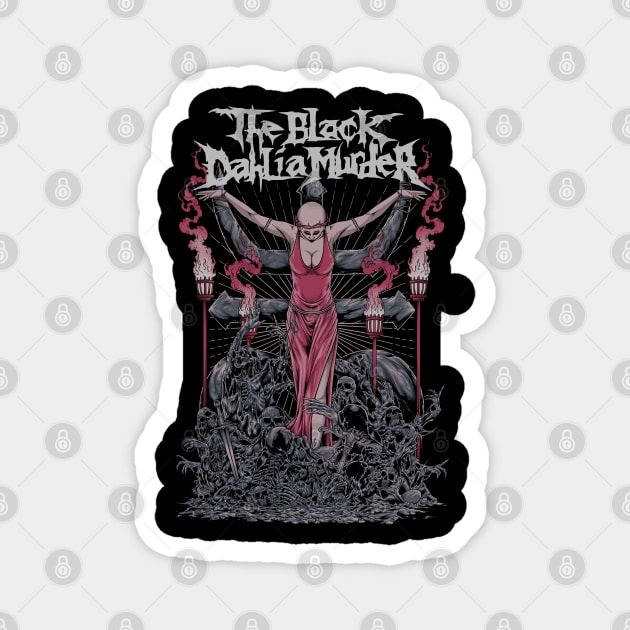 THE BLACK DAHLIA JUSTICE Magnet by TOSSS LAB ILLUSTRATION