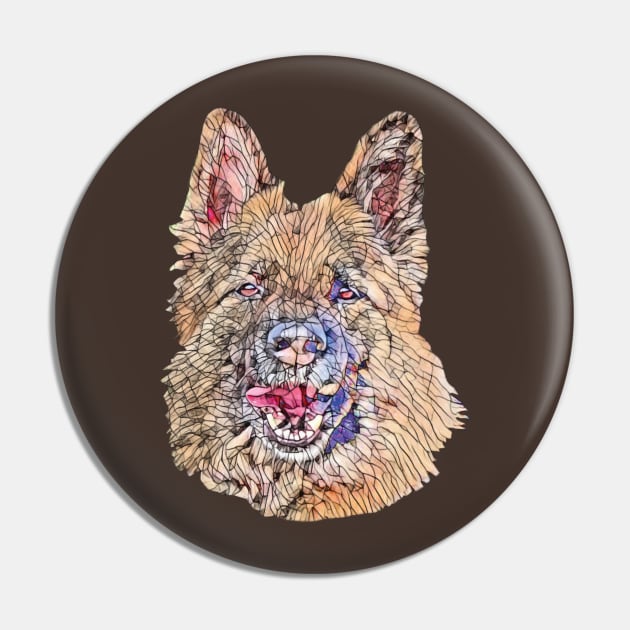 German Shepherd Pin by DoggyStyles