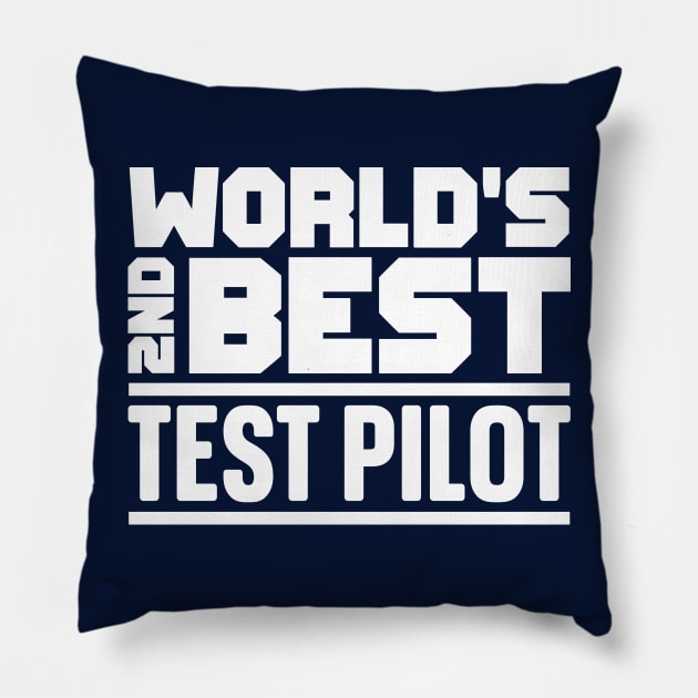 2nd best test pilot Pillow by colorsplash