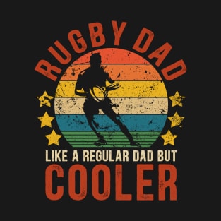 Rugby Dad Funny Vintage Rugby Father's Day Gift T-Shirt