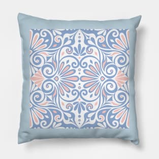 Greek floral ornament Pillow