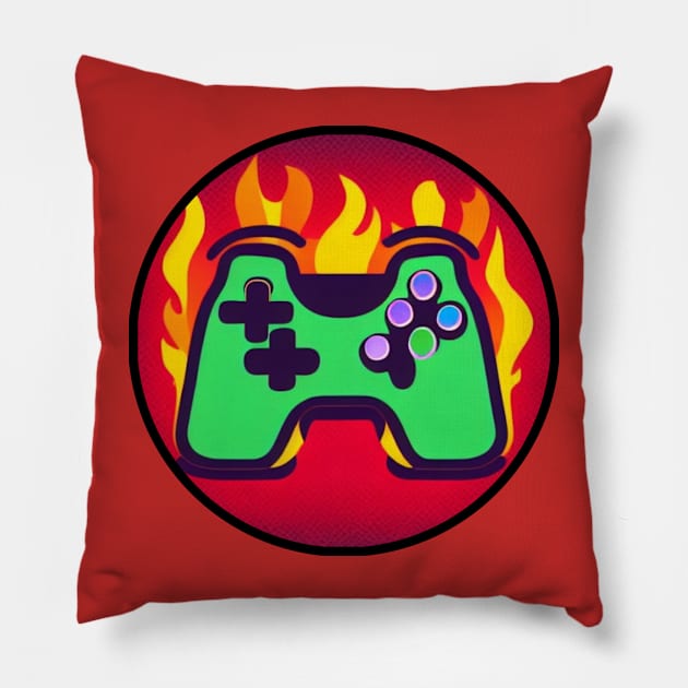 Controller Fire Pillow by Gamers Gear