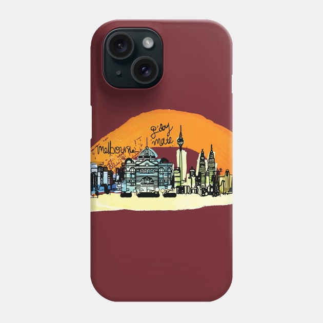 GDAY MATE Phone Case by CindyS