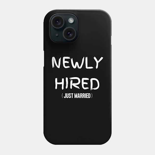 Funny Just Married Phone Case by Magniftee