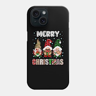 Merry Christmas Gnome Family Funny Xmas Tree Women Men Kids Phone Case