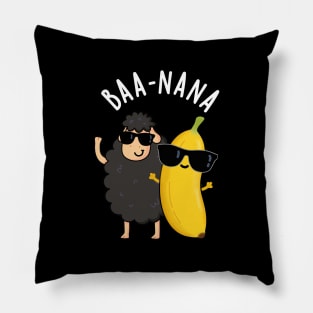 Baa-nana Funny Banana Puns Pillow