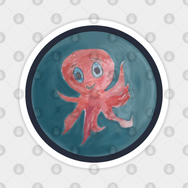 Baby Octopus Magnet by TenomonMalke