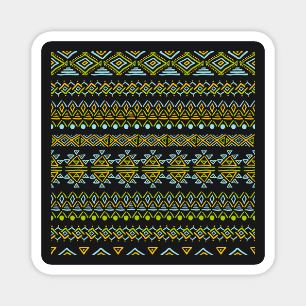 Set of geometric seamless patterns Magnet by Olga Berlet