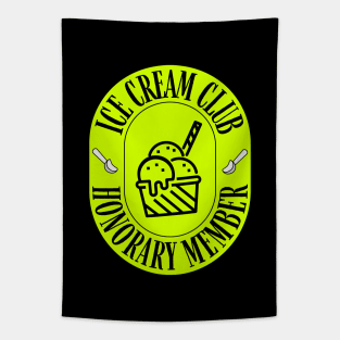 Ice Cream Club Honorary Member Tapestry