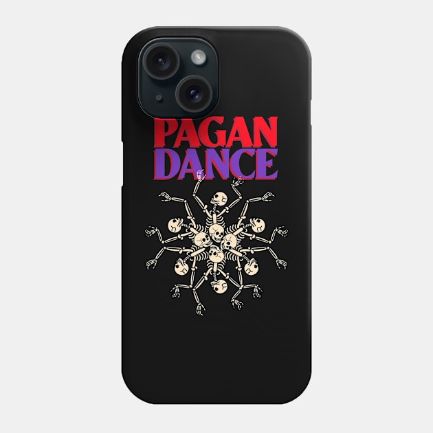 Pagan Dance Phone Case by Vintage Oldschool Apparel 