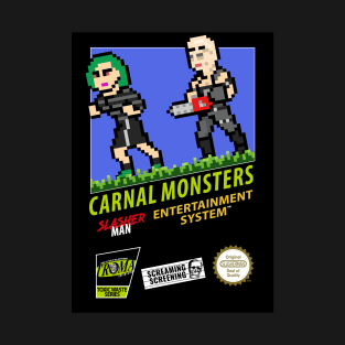 Carnal Monsters Slasher Man design #2 T-Shirt T-Shirt