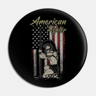 American Fighter Pin