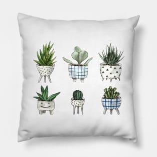 home plants - cactus and succulents Pillow