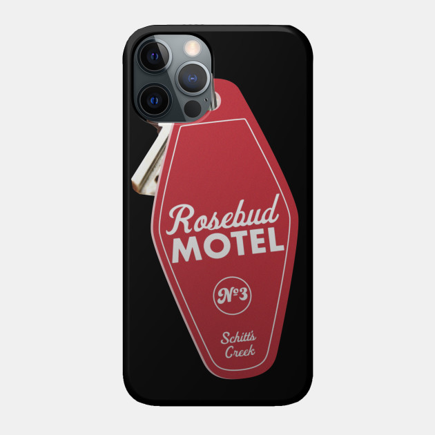 Schitt's Creek Rosebud Motel Key Tag, Retro design in red - Schitts Creek - Phone Case